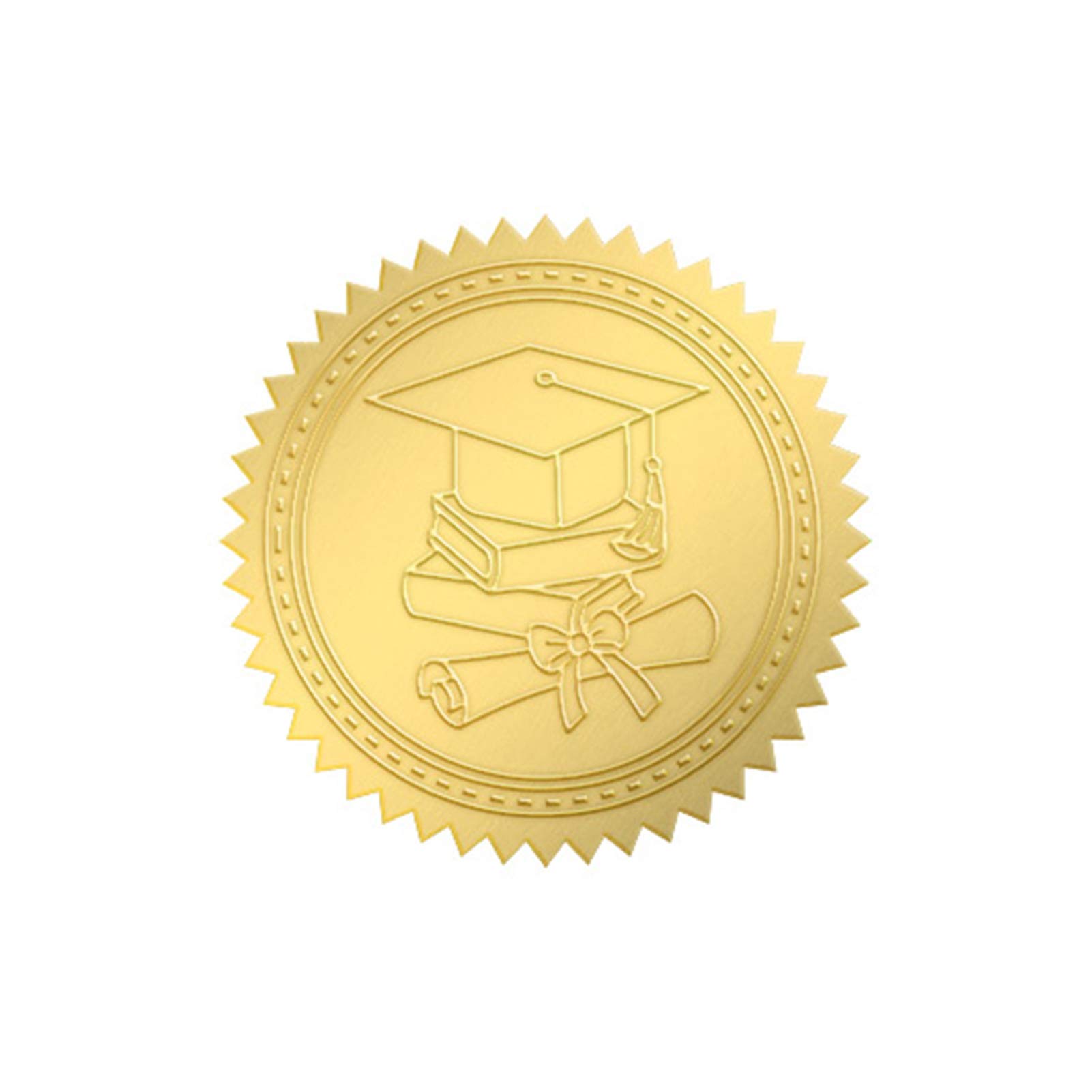 Certificates with graduation cap