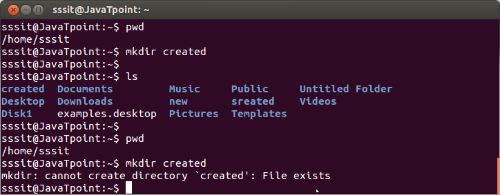 how to create a folder in linux command line