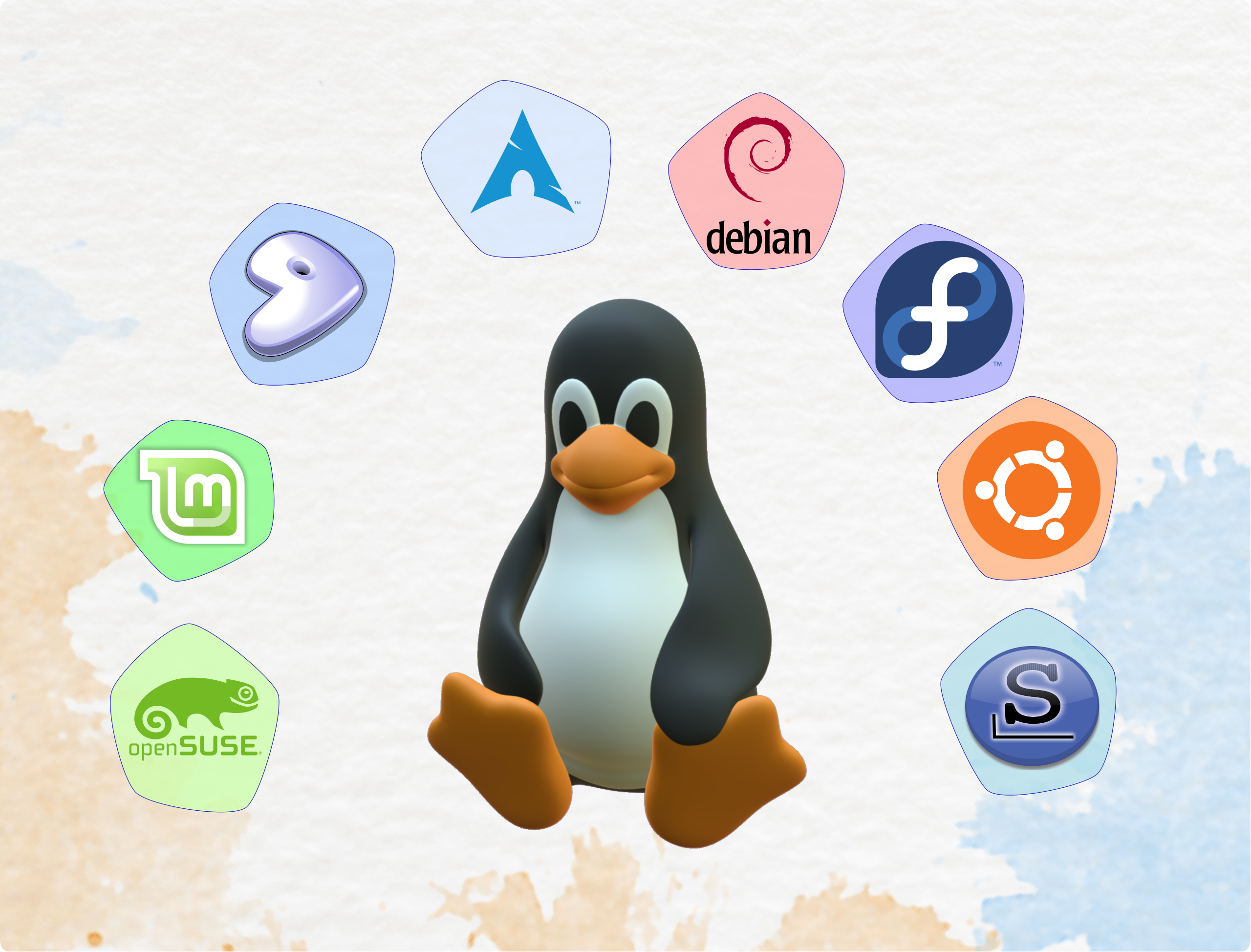 Linux distribution logo.
