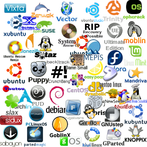 Linux distribution logos